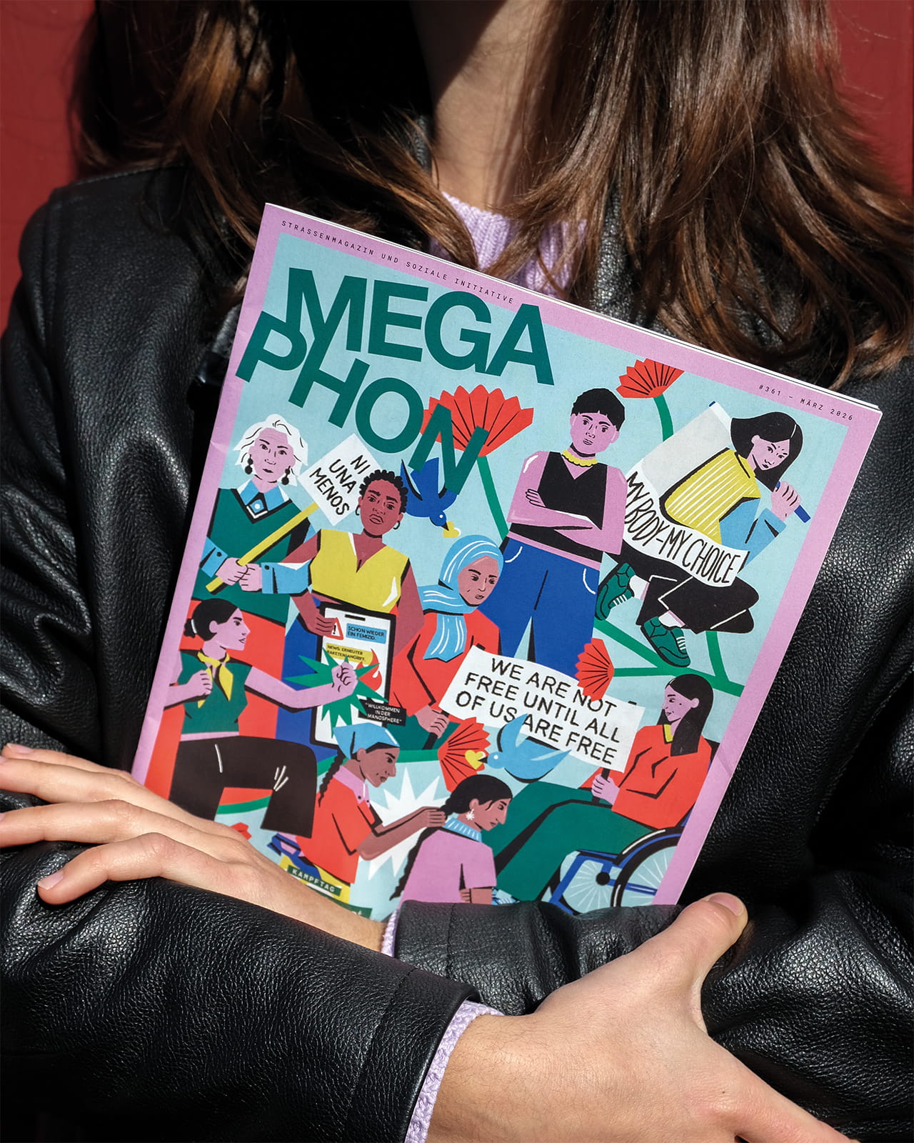 Megaphon Cover März